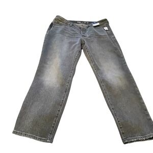 Old Navy Distressed OG Straight-Secret Smooth Pockets-Button Fly-Size 16 NWT